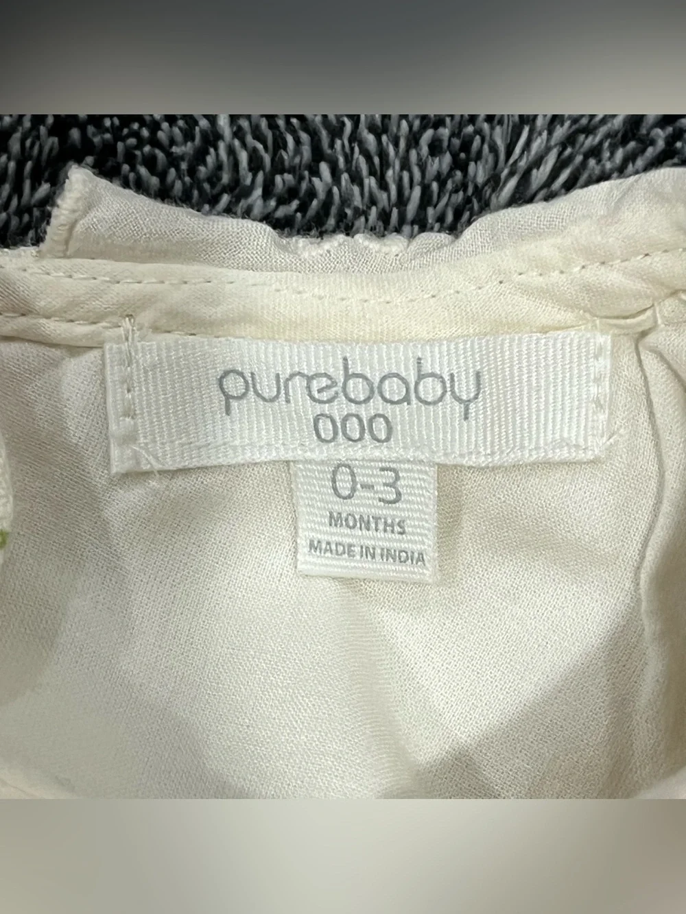 Purebaby Seaside Floral-print Romper size 0-3